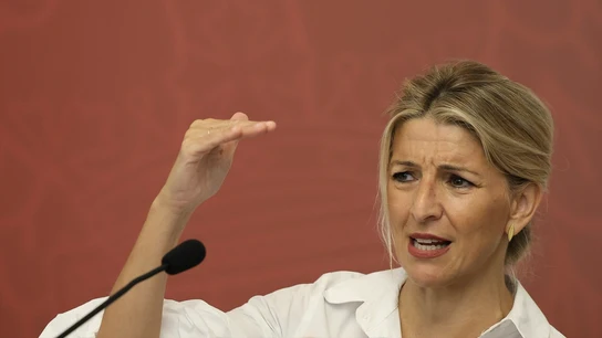 La vicepresidenta segunda y ministra de Trabajo y Economía Social, Yolanda Díaz, este lunes 8 de julio La vicepresidenta segunda y ministra de Trabajo y Economía Social, Yolanda Díaz, este lunes 8 de julio