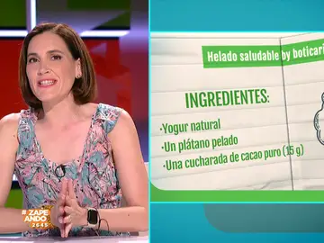 Boticaria García enseña a preparar el helado más saludable para este verano: &quot;Solo tiene 120 calorías por ración&quot;