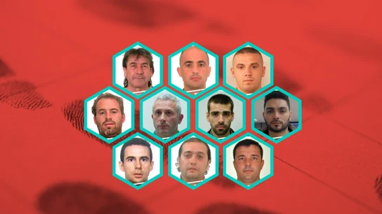 Grafismo diez fugitivos más buscados Grafismo diez fugitivos más buscados