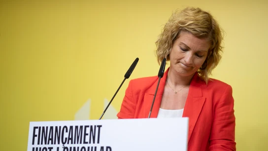 La portavoz de ERC, Raquel Sans La portavoz de ERC, Raquel Sans