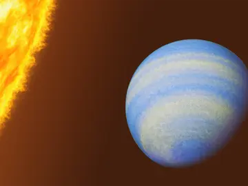 Representación del planeta HD 189733 b Representación del planeta HD 189733 b