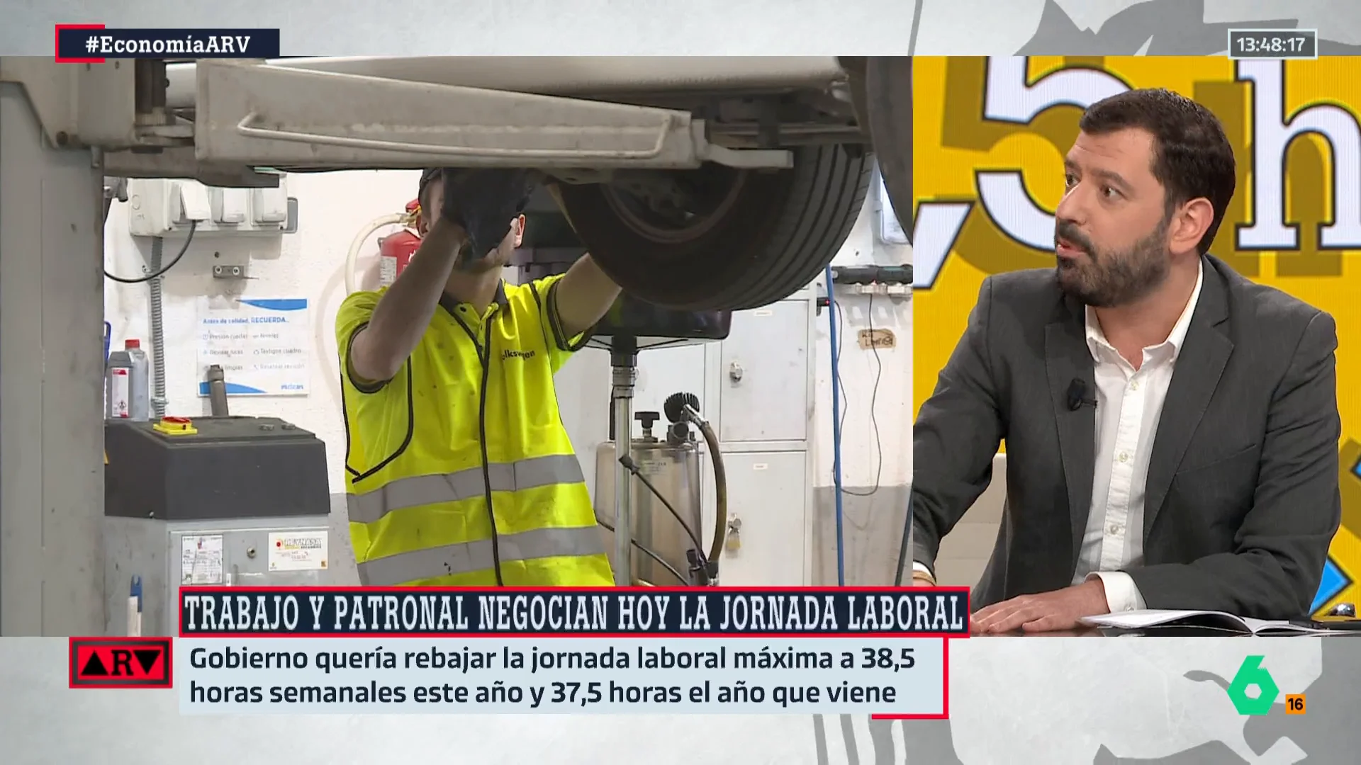 ARV- Valdivia analiza las negociaciones de la reducción de la jornada: "Se están cambiando las posiciones"