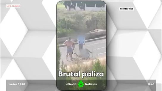 Tres hombres atacar sin piedad a un joven en Valencia Tres hombres atacar sin piedad a un joven en Valencia