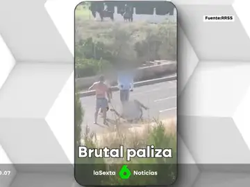 Tres hombres atacar sin piedad a un joven en Valencia