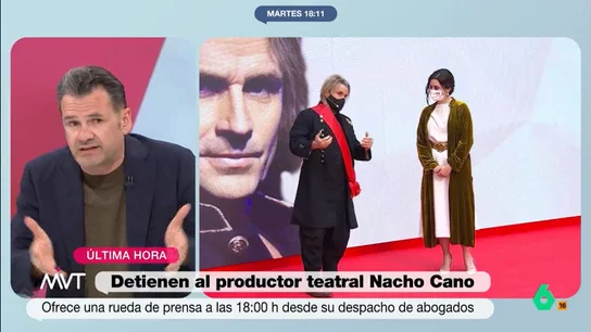 Iñaki López, sobre las explicaciones de Nacho Cano: "Ha acabado en un discurso del victimismo heredado de Miguel Ángel Rodríguez" Iñaki López valora en este vídeo de Más Vale Tarde las explicaciones de Nacho Cano tras ser detenido por presuntamente tener inmigrantes trabajando en situación ilegal: "No ha dado ningún motivo de defensa, únicamente victimismo".