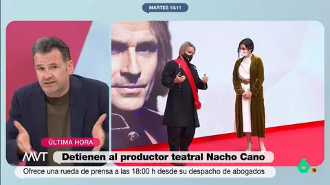 Iñaki López valora en este vídeo de Más Vale Tarde las explicaciones de Nacho Cano tras ser detenido por presuntamente tener inmigrantes trabajando en situación ilegal: "No ha dado ningún motivo de defensa, únicamente victimismo".