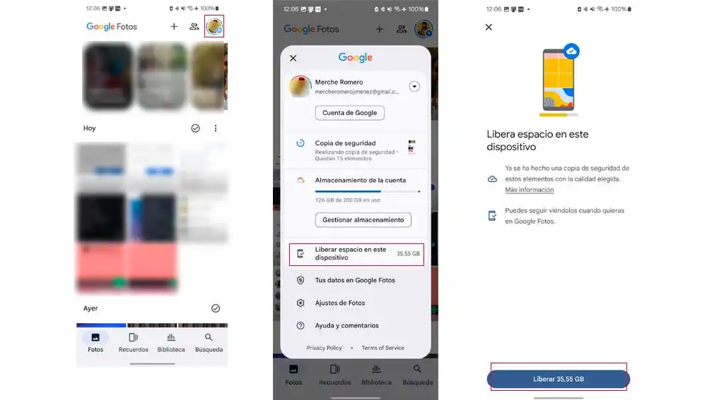 Liberando espacio de nuestro dispositivo Liberando espacio de nuestro dispositivo