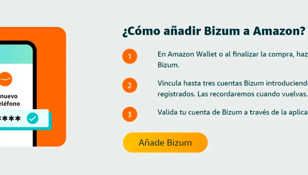 Pagando en Amazon con Bizum