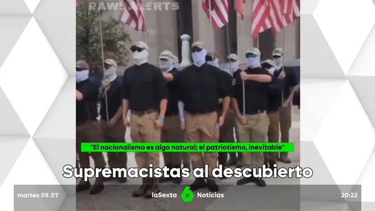 Supremacistas blancos ocupan las calles de Nashville en marchas racistas y xenófobas Supremacistas blancos ocupan las calles de Nashville en marchas racistas y xenófobas