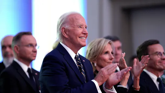 El presidente estadounidense Joe Biden en el 75º Aniversario de la OTAN El presidente estadounidense Joe Biden en el 75º Aniversario de la OTAN