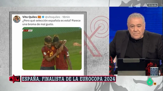 ARV- Ferreras recuerda que miembros de la extrema derecha quisieron "arremeter" contra la selección española: "¿Ahora qué?" ARV- Ferreras recuerda que miembros de la extrema derecha quisieron "arremeter" contra la selección española: "¿Ahora qué?"