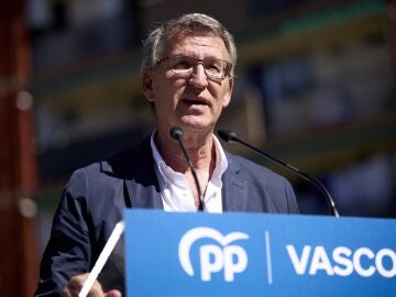 El presidente del Partido Popular, Alberto Núñez Feijóo,