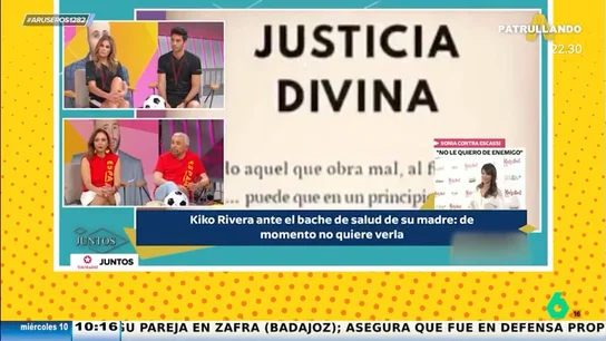 Monika Vergara, a Kiko Rivera tras el mensaje a su madre: "Se va a arrepentir toda su vida" Monika Vergara, a Kiko Rivera tras el mensaje a su madre: "Se va a arrepentir toda su vida"