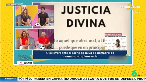 Monika Vergara, a Kiko Rivera tras el mensaje a su madre: "Se va a arrepentir toda su vida"