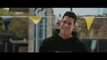 Hugo González, in 'Behind the medal'. Hugo González, in 'Behind the medal'.