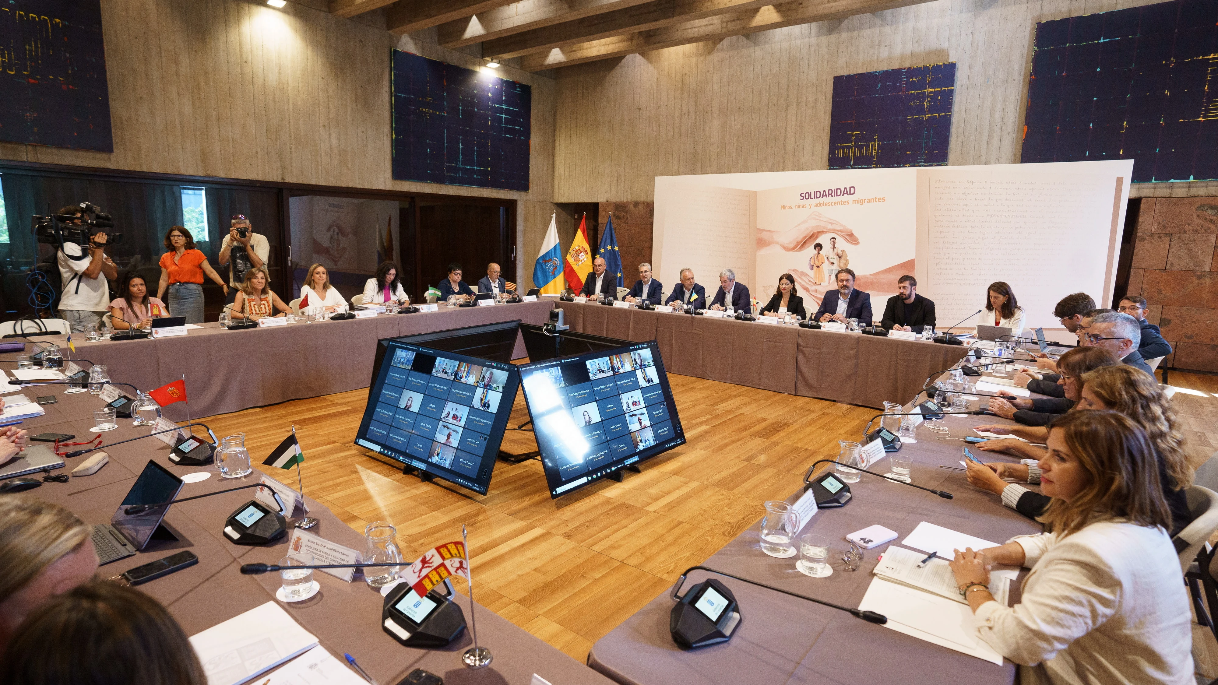 La sede del Gobierno de Canarias en Santa Cruz de Tenerife acoge este miércoles la Conferencia Sectorial de Infancia y Adolescencia