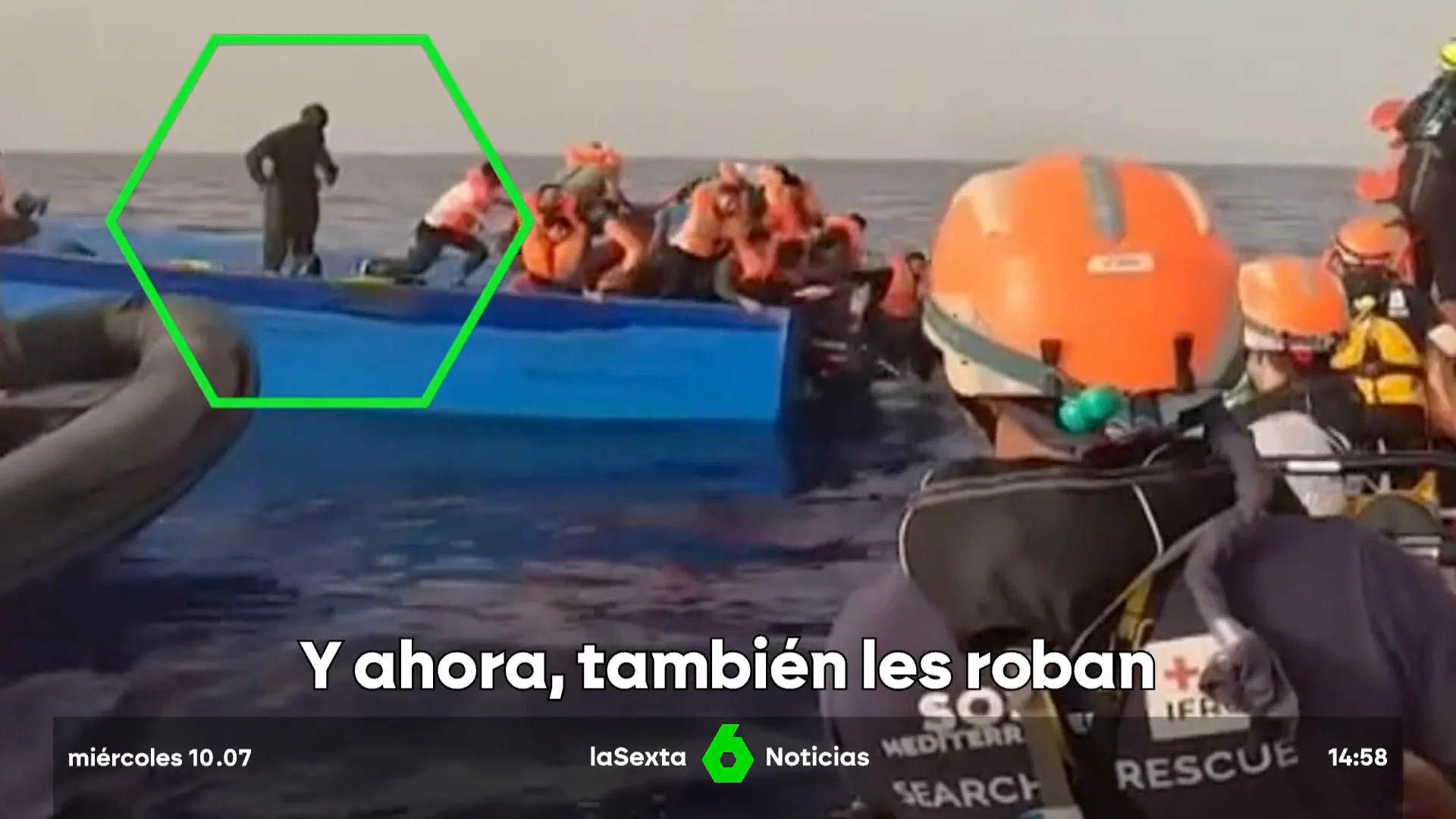 La operación de rescate de Sos Mediterranee interrumpida por grupo de hombres armados en el Mediterráneo