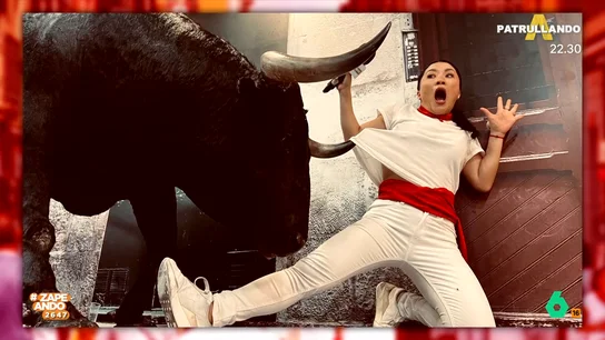 Las primeras imágenes de Jiaping Ma por su paso en las Fiestas de San Fermín Las primeras imágenes de Jiaping Ma por su paso en las Fiestas de San Fermín