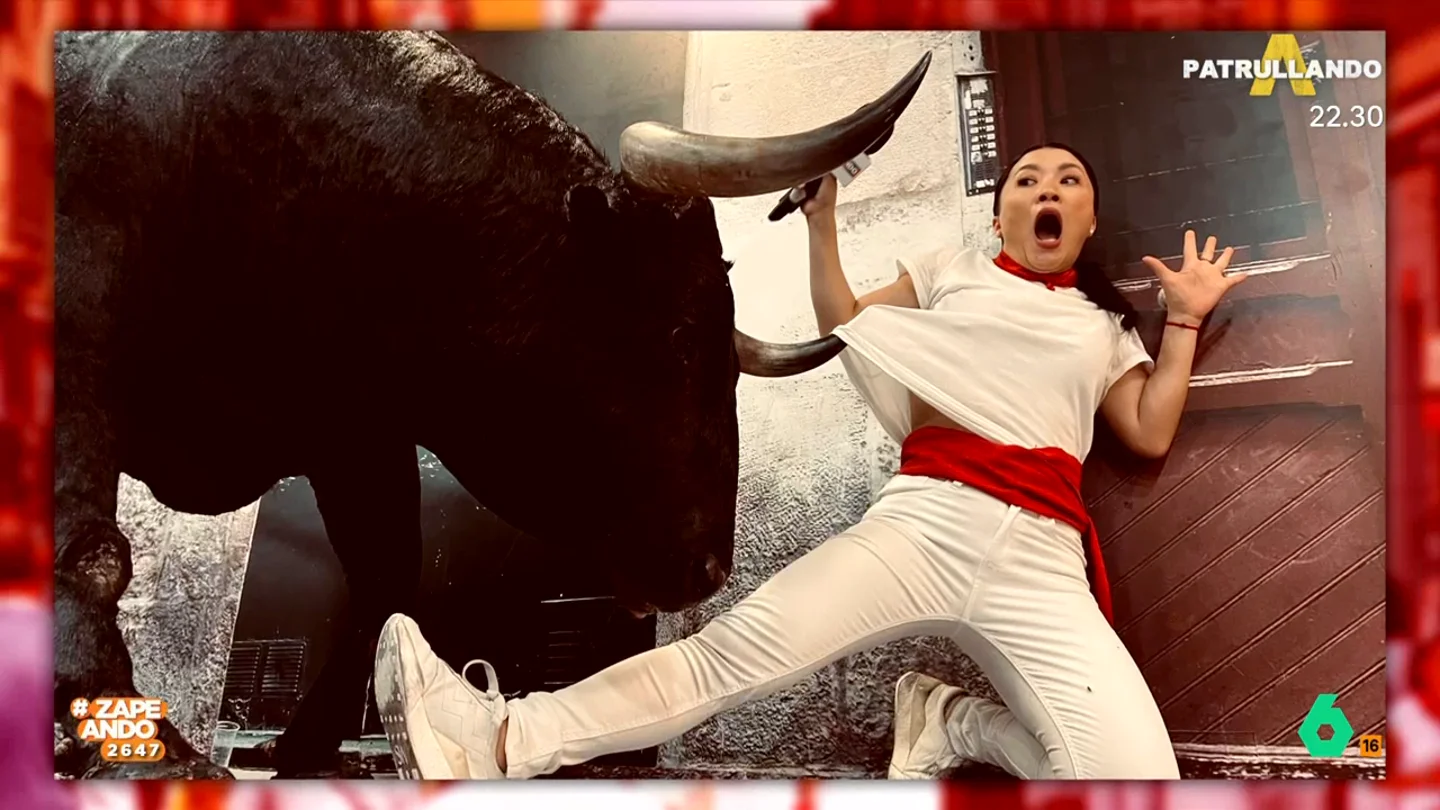 Las primeras imágenes de Jiaping Ma por su paso en las Fiestas de San Fermín Las primeras imágenes de Jiaping Ma por su paso en las Fiestas de San Fermín