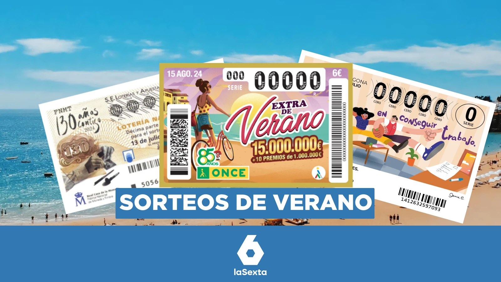 Todos los sorteos extraordinarios de loterías que quedan por jugarse en verano