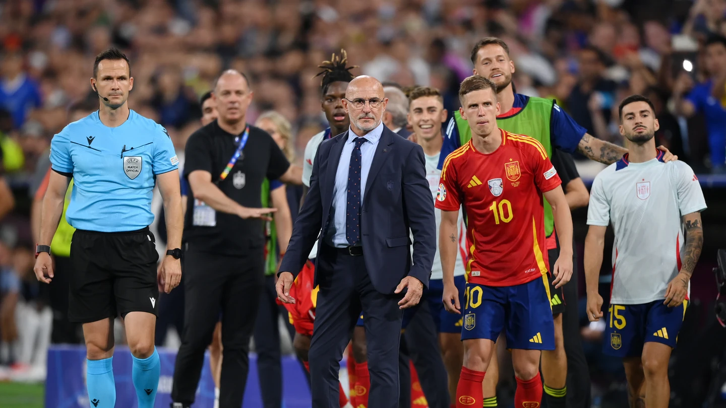 El banquillo de la selección española en las semifinales contra Francia El banquillo de la selección española en las semifinales contra Francia