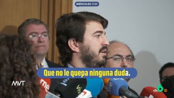 Cristina Pardo, al oír a García-Gallardo decir que dimitirá si el PP acoge a los migrantes