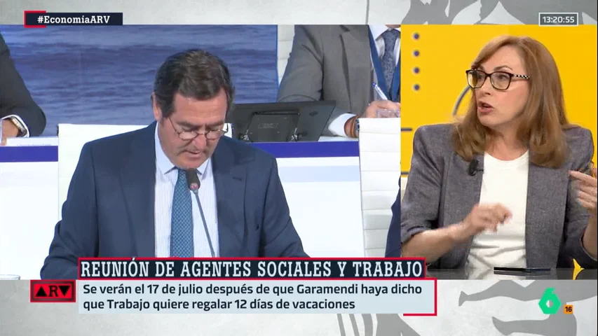 ARV- Angélica Rubio, sobre la reducción de jornada: "Debería analizarse por parte de la patronal sin prejuicios ideológicos"