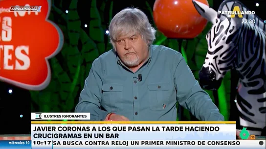 Javier Coronas, a los que hacen los pasatiempos de los periódicos en el bar: "En el quiosco hay libros con sudokus" Javier Coronas, a los que hacen los pasatiempos de los periódicos en el bar: "En el quiosco hay libros con sudokus"