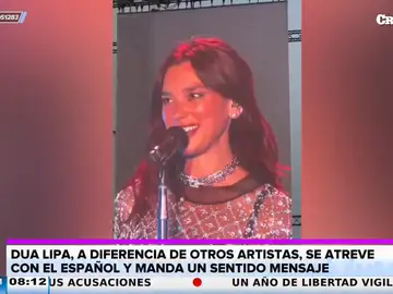 Dua Lipa sorprende con un emotivo mensaje en español en el Mad Cool: &quot;Estoy muy agradecida de estar aquí&quot;
