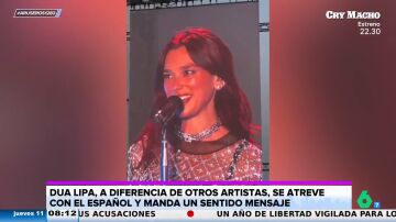 Dua Lipa sorprende con un emotivo mensaje en español en el Mad Cool: "Estoy muy agradecida de estar aquí"