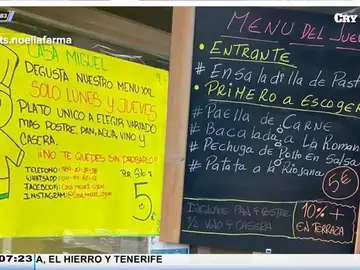 El increíble precio del menú del día en un restaurante de Gijón que se viraliza en redes: cinco euros