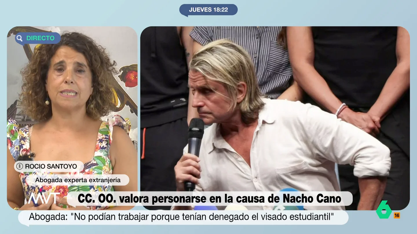Una abogada experta en extranjería confirma que la Policía actúa correctamente en el caso de los becarios de Nacho Cano "Hay una persona que ha puesto una denuncia en la comisaría sobre sus condiciones laborales y se ha personado Policía e Inspección de Trabajo para dar curso a esa denuncia", explica Rocío Santoyo, abogada experta en extranjería, en este vídeo.