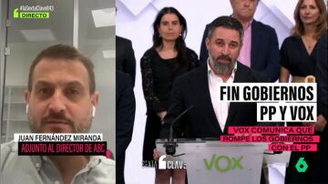 Juan Fernández Miranda no descarta ir a elecciones tras la ruptura de Vox y PP 