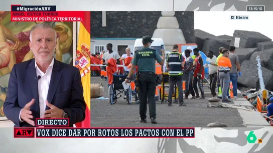 El ministro Ángel Víctor Torres, en ARV El ministro Ángel Víctor Torres, en ARV