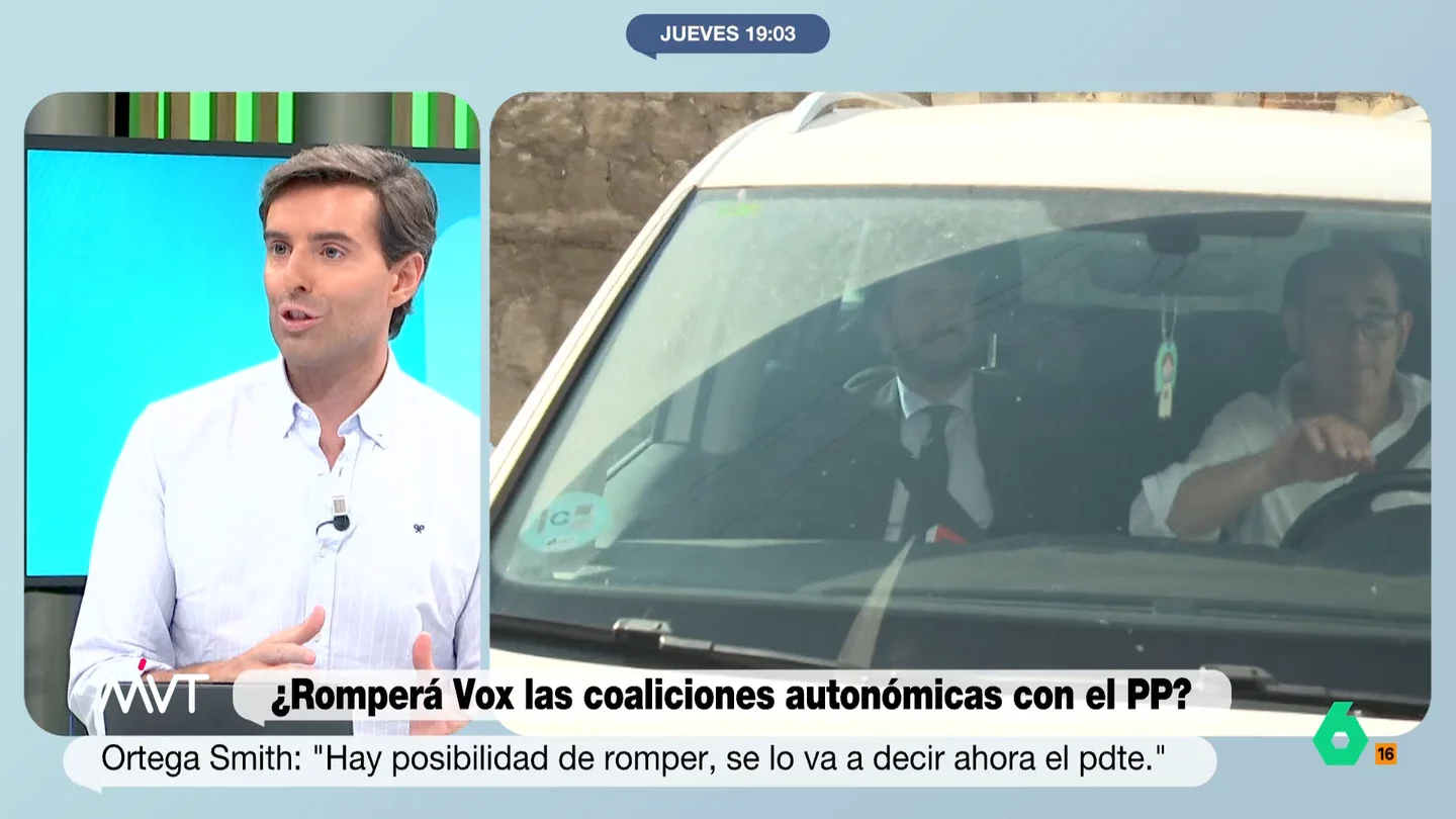 Pablo Montesinos opina sobre la posible ruptura de PP y Vox Pablo Montesinos opina sobre la posible ruptura de PP y Vox