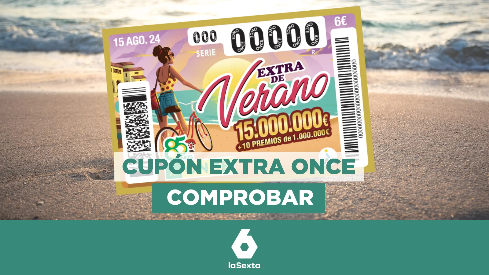 Comprobar los números premiados del Cupón Extra de Verano de la ONCE 2024