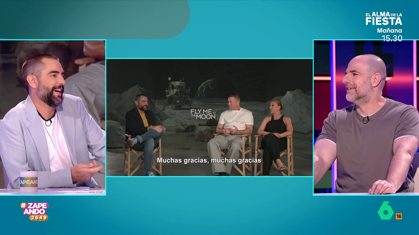 Alberto Rey hipotetiza sobre qué hicieron Channing Tatum y Scarlett Johansson con el regalo de Dani Mateo Alberto Rey hipotetiza sobre qué hicieron Channing Tatum y Scarlett Johansson con el regalo de Dani Mateo