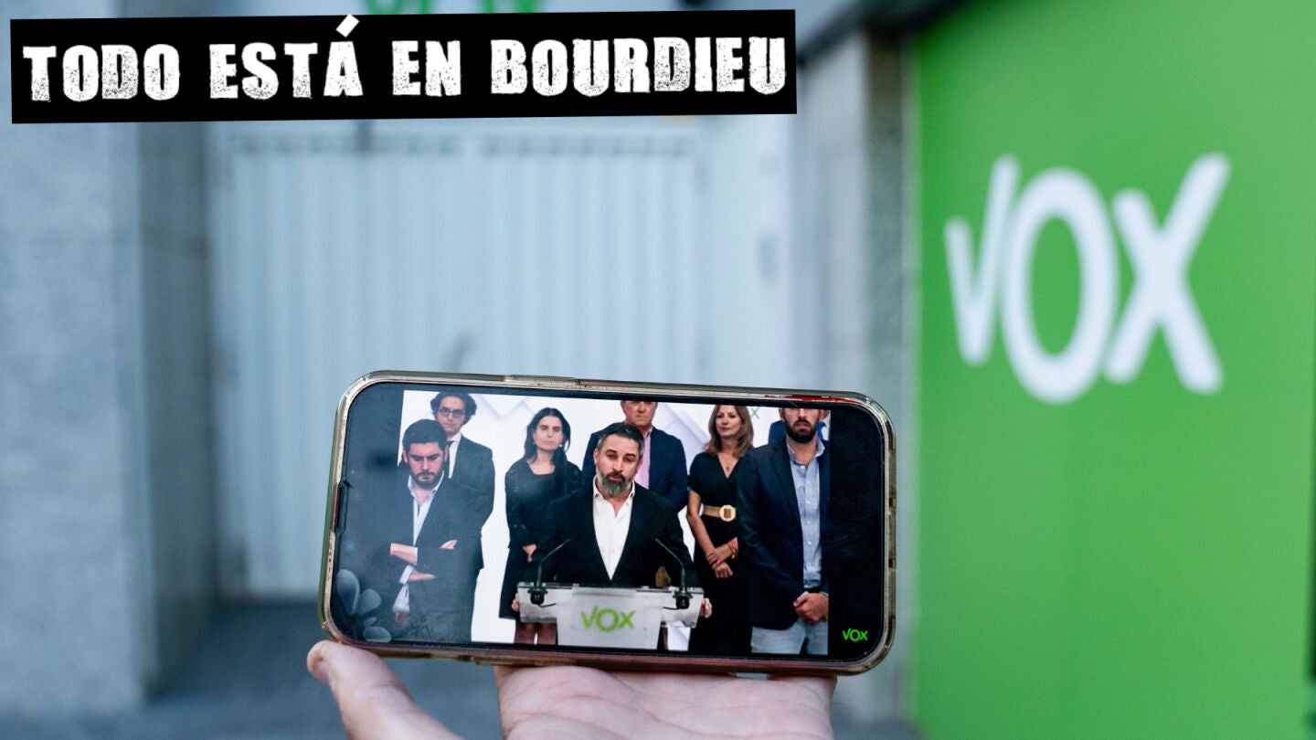 El l&iacute;der de Vox, Santiago Abascal anuncia la ruptura de los pactos con el PP desde su sede, este 11 de julio.