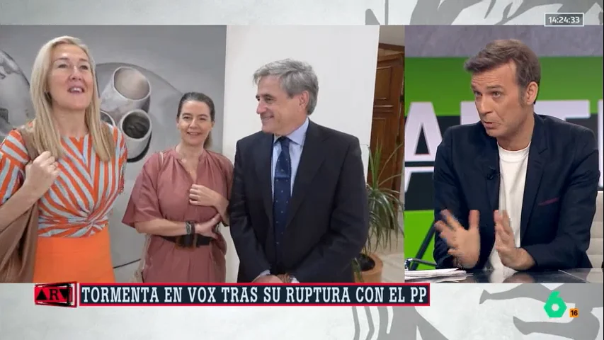 ARV- Pablo Pombo, sobre la situación de Vox: "Es curioso, la extrema derecha se ha roto antes que España" ARV- Pablo Pombo, sobre la situación de Vox: "Es curioso, la extrema derecha se ha roto antes que España"