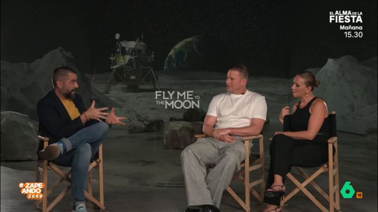 Dani Mateo entrevista a Channing Tatum y Scarlett Johansson para Zapeando