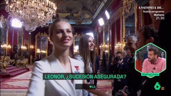 Fern&aacute;ndez-Miranda sobre la imagen de Leonor en la Casa Real: "Lo hace todo con una naturalidad pasmosa"