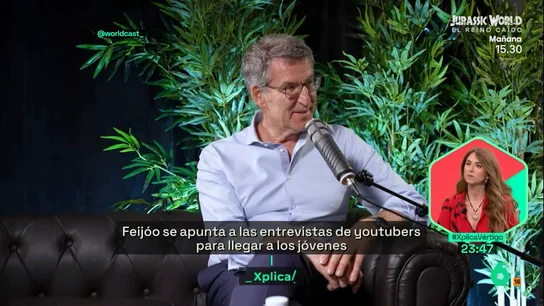 Esther Ruiz, sobre Feijóo Esther Ruiz, sobre Feijóo