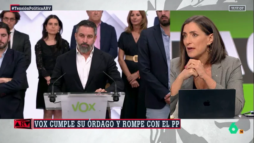 ARV- Sandra León señala que Vox pone de manifiesto su "inmadurez política" al romper con el PP