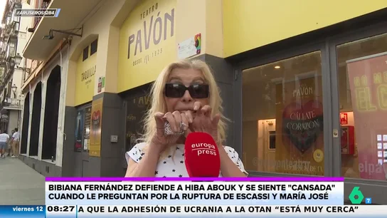 La respuesta de Bibiana Fernández sobre María José Suárez y Álvaro Muñoz Escassi: "Que se apañen como puedan" La respuesta de Bibiana Fernández sobre María José Suárez y Álvaro Muñoz Escassi: "Que se apañen como puedan"