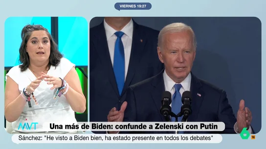 Loreto Ochando habla de "miedo" después de que Biden confunda a Zelenski con Putin Loreto Ochando habla de "miedo" después de que Biden confunda a Zelenski con Putin