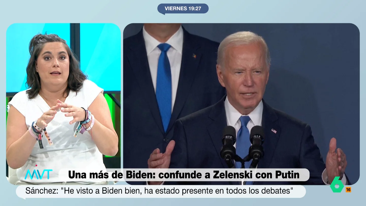 Loreto Ochando habla de "miedo" después de que Biden confunda a Zelenski con Putin Loreto Ochando habla de "miedo" después de que Biden confunda a Zelenski con Putin
