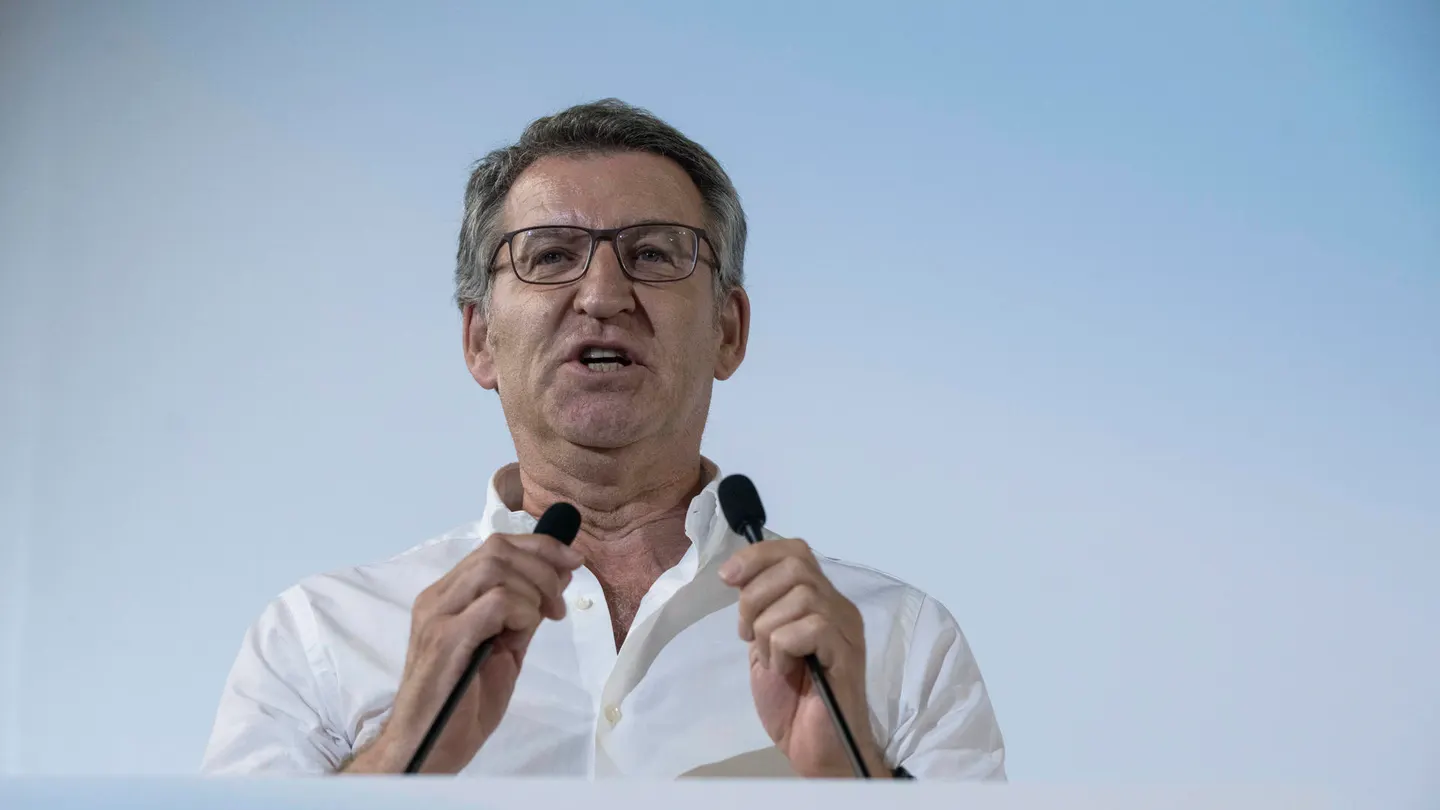 El líder del PP, Alberto Núñez Feijóo, clausura el XIX Congreso Provincial del PP de Ourense. El líder del PP, Alberto Núñez Feijóo, clausura el XIX Congreso Provincial del PP de Ourense.