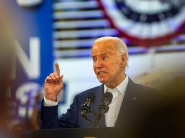 El presidente de Estados Unidos, Joe Biden, durante un acto de campaña este 12 de julio en Detroit, Michigan.