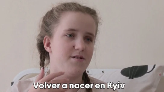 Superviviente a un ataque ruso en un hospital de Kyiv Superviviente a un ataque ruso en un hospital de Kyiv