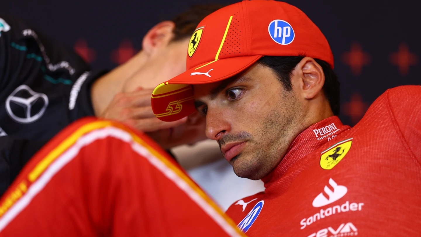 Carlos Sainz, con cara de sorpresa Carlos Sainz, con cara de sorpresa